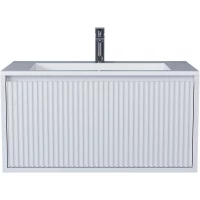 Тумба с раковиной Uperwood Next Premium 3930205168 80 см, подвесная, белый матовый