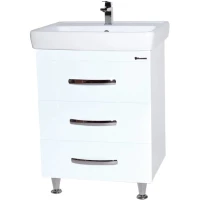 Тумба белый глянец 55 см Bellezza Рокко 4635309660011