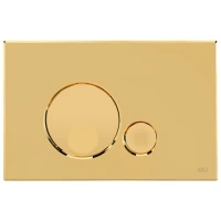 Кнопка смыва OLI Globe 152954 для инсталляции, золотой