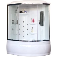 Душевая кабина 140x95x225 см Royal Bath RB140ALP-T-CH-L прозрачное
