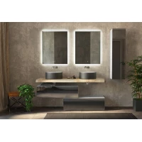 Столешница вяз 160 без отверстий Velvex Gloss stGLO.160-71