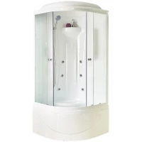 Душевая кабина 90x90x217 см Royal Bath RB90BK2-M-CH матовое