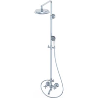Душевая система Wonzon & Woghand Retro WW-88739020-CR 228 мм, со смесителем, хром