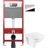 Комплект подвесной унитаз Roca Debba 346997000 + ZRU9302826 + система инсталляции TECE 9300302 + 9240401