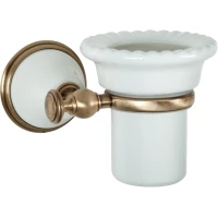 Стакан белый/бронза Tiffany World Harmony TWHA109bi/br