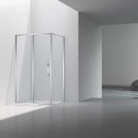 Душевой уголок Vincea Slim VSR-4SLP9012CL 120x90 см, профиль хром, стекло прозрачное