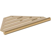 Полка для ванной Hansgrohe AddStoris S 41761140 угловая, бронза