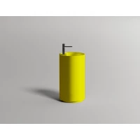 Раковина Salini S-Stone Armonia Top 01 130124MF 45x45 см, напольная, покраска по RAL матовый полностью