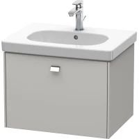Тумба бетонно-серый матовый 62 см Duravit Brioso BR404501007