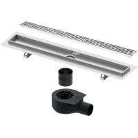 Душевой трап (лоток) Tece TECEdrainline basic 601500 + 650000 + 660016 + 601510 144,3 см, с решеткой, перфорированный, хром