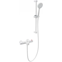 Термостат для ванны Wonzon & Woghand WW-C2001-A-MW с душевым гарнитуром, белый матовый