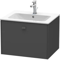 Тумба графит матовый 62 см Duravit Brioso BR400104949