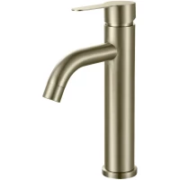 Смеситель для раковины Fmark FS8211C золотой матовый