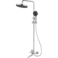 Душевая система Lemark Siberia LMF-7026B-C 250 мм, со смесителем, хром