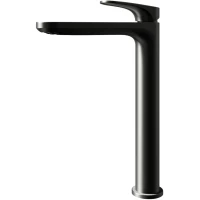 Смеситель для раковины Knotlor Slide KN-84/GM вороненая сталь