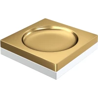 Мыльница Boheme Qubic 10960-G настольная, золотой