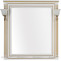 Зеркало 90х96,3 см белый золотая патина Aquanet Паола 00186108 - 3