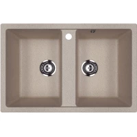 Кухонная мойка Ulgran песочный U-608-302