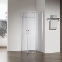 Душевой уголок 100x100 см Veconi Rovigo RV50CH-100100-01-C8 прозрачное