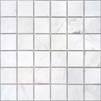 Мозаика Pietrine 7 Dolomiti bianco MAT 48x48x7