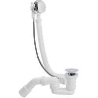 Слив-перелив для ванны Grocenberg GB240CR полуавтомат, хром