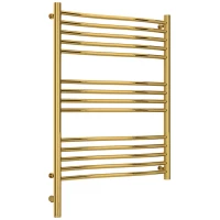 Полотенцесушитель электрический 800x600 золотой МЭМ левый Сунержа Флюид 3.0 03-5820-8060