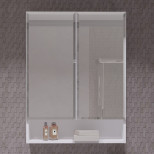 Изображение товара зеркальный шкаф 61х80 см белый opadiris фреш