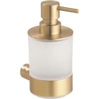 Дозатор для жидкого мыла Bemeta Zyra 174109010 200 мл, настенный, светлое золото матовый