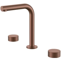 Смеситель для раковины Boheme Stick Spirale 152-BRB.4 бронза матовая