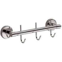 Планка с крючками Merida Hotel MHW13 для ванны, хром