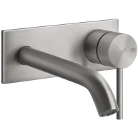 Смеситель для раковины Gessi Gessi316 54088#299 встраиваемый, без донного клапана, нержавеющая сталь