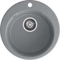 Кухонная мойка GranFest Urban 649 49x49 см, темно-серый