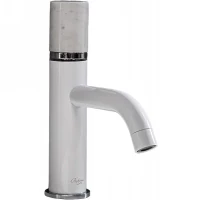 Смеситель для раковины Boheme Stick Mramor White 121-W-MR-WHITE белый глянец/белый мрамор