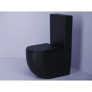 Изображение товара унитаз-компакт безободковый с сиденьем микролифт ceramica nova metropol cn4001mb