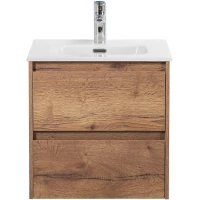 Тумба под раковину BelBagno Kraft KRAFT-500-2C-SO-RT 50 см, подвесная, Rovere Tabacco