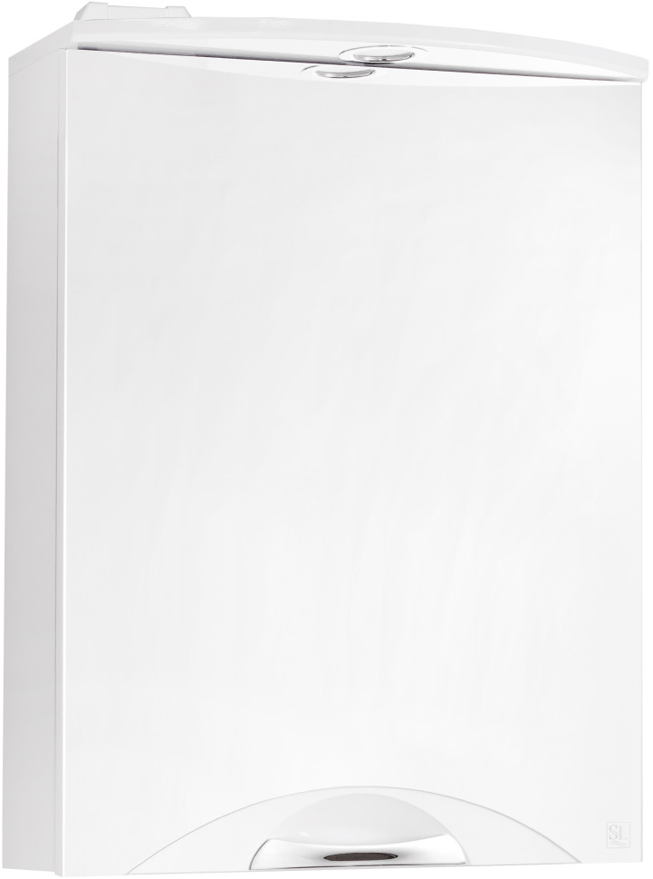 Зеркальный шкаф 50х71,8 см белый глянец R Style Line Жасмин 2 LC-000010038