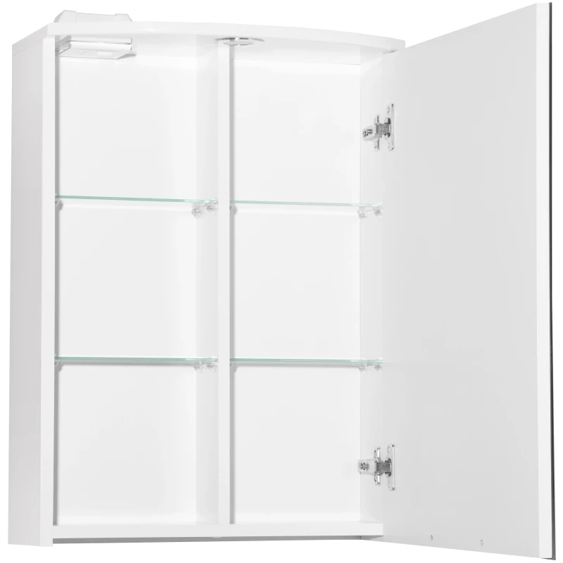 Зеркальный шкаф 50x71,8 см белый глянец R Style Line Жасмин 2 ЛС-000010038