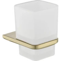 Стакан для зубных щеток Grocenberg AC0053MG настенный, золотой матовый