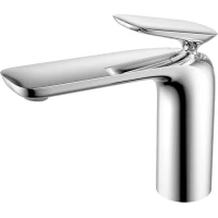 Смеситель для раковины AQUAme Como AQM6510CR без донного клапана, хром