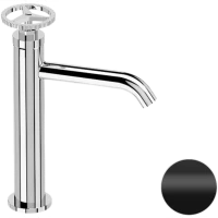 Смеситель для раковины Remer Chrono CH12ANO без донного клапана, черный матовый