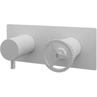 Смеситель для ванны Remer Chrono CH92ZBO встраиваемый, белый матовый