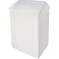 Контейнер для мусора Nofer 14027.W 55л, напольный, белый