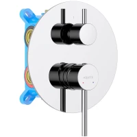 Смеситель для ванны Aquatek Европа AQ1347CR встраиваемый, хром