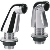 Крепеж для вертикального монтажа смесителя (пара) Esko FT309C хром