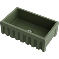 Кухонная мойка Omoikiri Natceramic Mikura 76-OL olive 4997076 76x46 см, оливковый