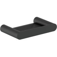 Мыльница Nofer Verona 16875.N настенная, черный матовый