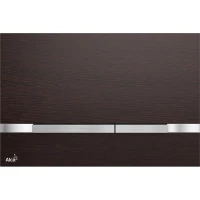 Кнопка смыва AlcaPlast Wood STRIPE-WENGE для инсталляции, венге