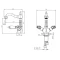 Смеситель для раковины с донным клапаном Caprigo Adria Classic 03-526-vot - 2