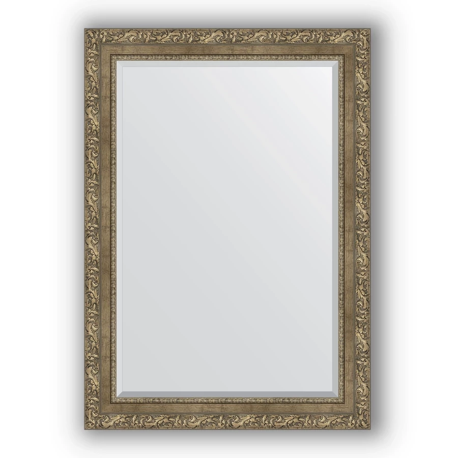 Зеркало 75x105 см виньетка античная латунь Evoform Exclusive BY 3463