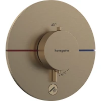 Термостат для душа Hansgrohe ShowerSelect Comfort S 15562140 встраиваемый, бронза
